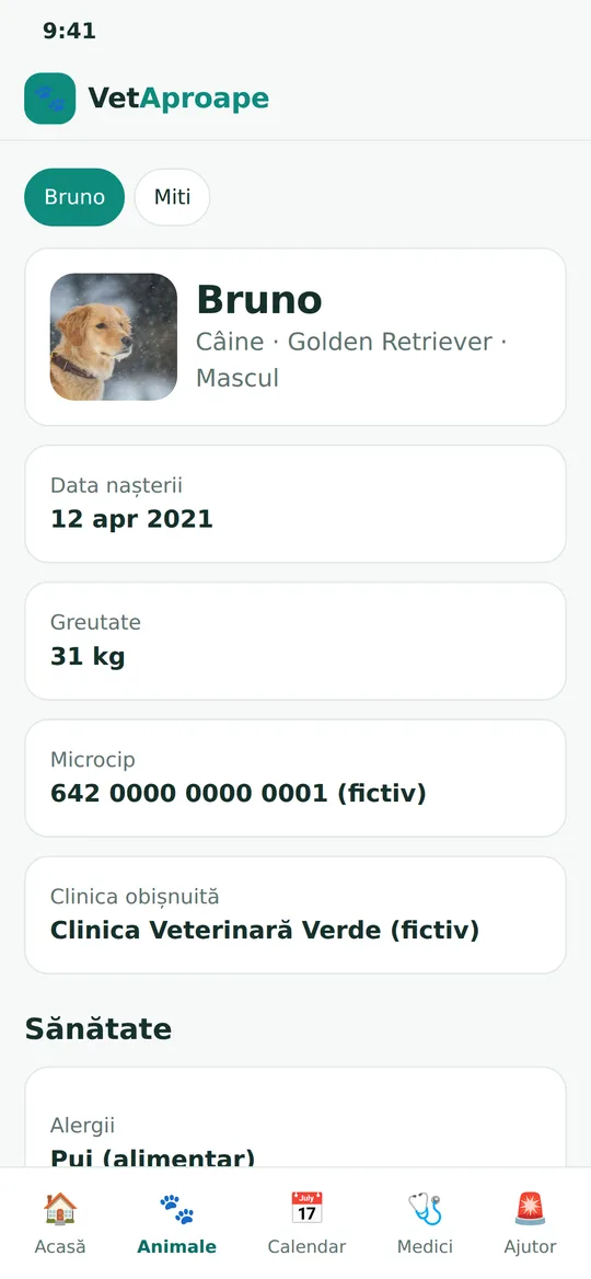 Dosarul animalului