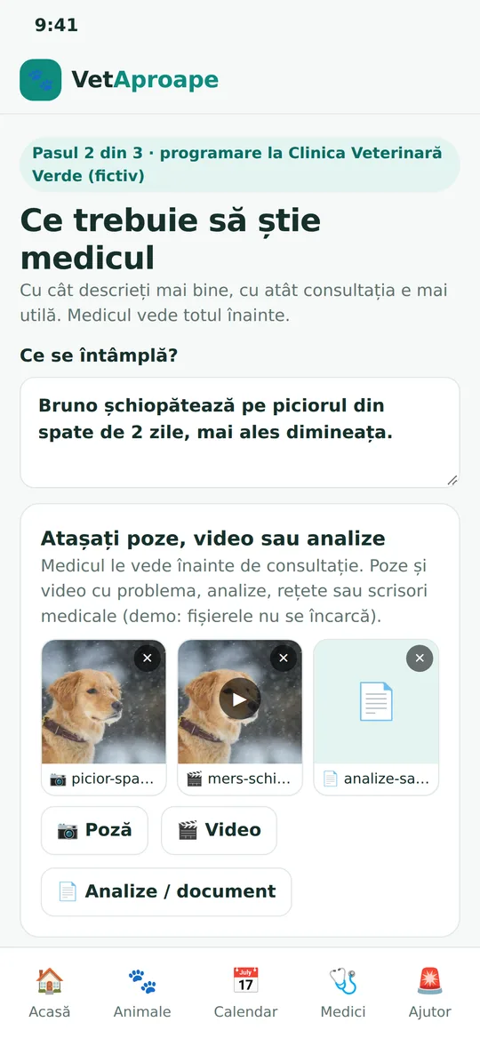 Poze și video pentru medic